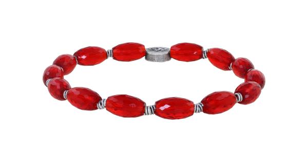 Rot - Petit Glamour d'Afrique - Armband von Konplott